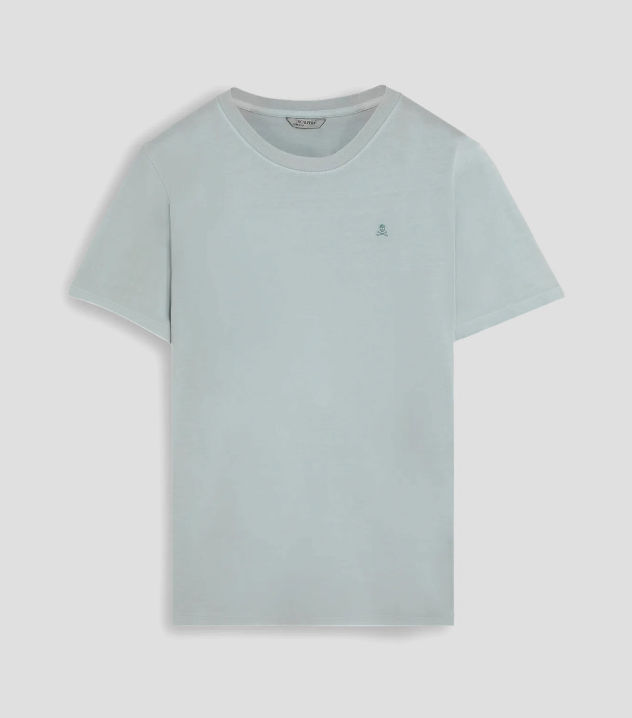Playera cuello redondo manga corta lisa Hombre
